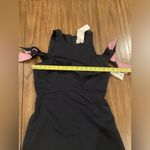 Milly  Madison Cold Shoulder flare swing navy shift Mini Dress size 10 navy nwt Photo 5