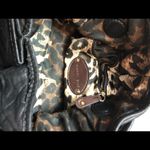 Gianni Bini Genuine Leather black shoulder purse Photo 5