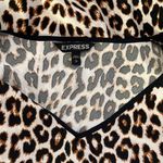EXPRESS Silky leopard v neck top Photo 5