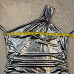 Guess  Veronica One Shoulder Mini Dress Silver Metallic 16 Photo 6