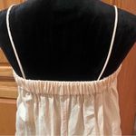 ZARA  Linen Blend Babydoll Mini Dress‎ with Pockets in Peach Tangerine Size Small Photo 13