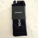 Sold out NWT Erewhon black unisex, branded crew socks sz Large Photo 5
