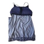 Fabletics Built In Bra Active Tank Top Size M Gray Aztec Patterned Workout Photo 6