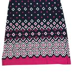 Liz Claiborne  Diamond Print Career Dress‎ Work Office Casual Navy Pink S Photo 6