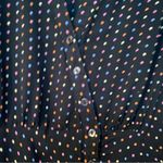 Free People  Pippa Short Sleeve Ruched Polkadots Dress Size XS Photo 8