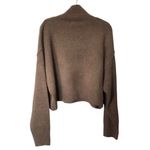 Dissh Cleo Cropped Wool Taupe Brown Women Sweater Size XXL Photo 4