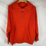 Aerie CozyUp Waffle Quarter Zip Sweater Starburst M Photo 0