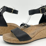 UGG  Womens Zoe Leather Cork Wedge Sandals Size 9.5 Modern Boho Minimalist Chic‎ Photo 0