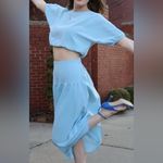 Ecowish  2 piece maxi skirt and crop top, woman’s 2 piece set, size small, new Photo 13