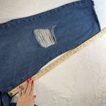 EXPRESS  Sz 16 Jeans 90's Ankle Boot Jeans Mid Rise Distressed Holes Blue Women's Photo 14