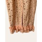Majorelle  Revolve Ellington Peach Lace Tie Strap Coquette Midi Dress Size M Photo 8