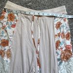 POL  crochet lace mix floral pants tan cream flowy nwot Photo 3