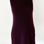 Aritzia Wilfred Palmier Sleeveless Crew Neck Tunic Wool Sweater Purple | Small Photo 2