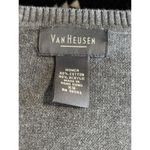 Van Heusen Van Heusen Button Up Olive Green/Gray Argyle Long Sleeve Sweater Size XS Knit Photo 4