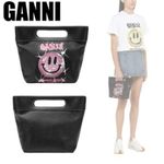 Ganni | Casual Style Street Style 2-WAY Bi-color Leather Crossbody NWT $235 Photo 3