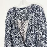 ALLSAINTS Penny Ambiant Animal Print Long Sleeve Blouse Size Large Photo 2