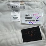 JEN7 Bermuda Shorts High Rise White Denim Everyday Casual Size 14 Photo 2