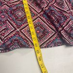 Agnes & Dora Women’s Scarf Dress Size 2X Pockets Burgundy Pink Blue Stretchy Photo 5