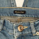 Massimo Dutti  Low Rise Cigarette Fit Jeans‎ Women's 2 Medium Wash Crop Capri Photo 3