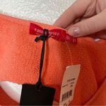 n:philanthropy  coral orange Sebastian terry cloth cover up cinched dress size XL Photo 7