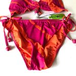 Sanctuary NWT Colorful Striped Bikini M Photo 4