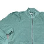Madewell  Size XL Green Garment-Dyed Terry Zip-Up Sweatshirt Simply Sage NG568 Photo 3