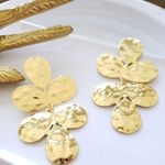 ZARA  Double Clover Earrings Photo 2