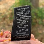 Buckle BKE Boutique Boho Floral Sheer Tunic Top Size S | Pink Lace Tassels Ruffle Hem Photo 8