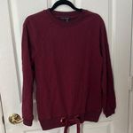After Market Women's Burgundy Sweater with tie detail  size small Photo 0