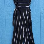 Buckle Sleeveless Stripe Jumpsuit Pants Romper NWT Photo 4