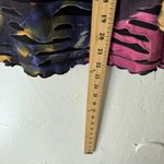 Sno Skins Shirt Womens Small Multicolor Textured Cutout Long Sleeve Top USA Made Photo 5