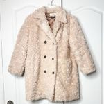 NWT The Great. The Vintage Plush Coat in Pale Blush Size 2 Pink Photo 4