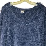 Venus  Navy Fuzzy‎ Sweater Photo 1