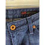 AG The Club Embroidered Dark Wash Denim Flare Boot Cut Jeans Size 30 Blue Photo 2