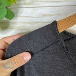 Aritzia Wilfred Dark Charcoal Slouchy Raw Hem Tee Photo 6
