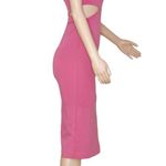 H:ours  Haydon Cut-Out Midi Dress, Pink, XS Photo 8