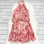 Chelsea and Violet Paisley Halter Neck Dress Photo 0