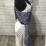 Myne | Blue & White Casual Dress Sz 2 with … Photo 9