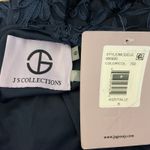 JS Collections  Lace Short Sleeve Midi Sheath Cocktail Dress Navy Blue Size 6 Photo 9