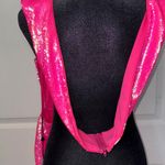Ashley Lauren  Neon Pink Sequin Dress Style 445 Size 2 Photo 6