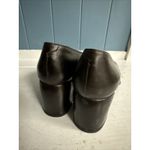 Vtg 90’s Glacee Brown Round Toe Slip On Dress Shoe Block Heel Women’s Size 8.5 Photo 3