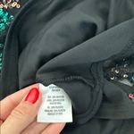 NWT Eva Franco Glenna Sequined Midi Dress festive cocktail black multicolor Size 12 Photo 6