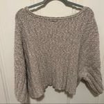 Free People Good Day Cropped Ribbed Knit Oversized Wool Blend Sweater Small NEW Photo 5