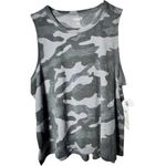 Old Navy  Active  Go Dry Women's Charcoal Camo  Athletic Workout Tank Top Sz L Photo 2