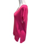 Tommy Bahama  Women's Size Small Pink Knit Tunic Top Cotton Beach Vacation V-neck Photo 2