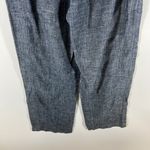 Eileen Fisher Pants Womens S Blue Organic Cotton Hemp Wide Leg Pull On Pockets Photo 7