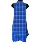 Anthropologie Isabella Sinclair Brien Linen Sleeveless Plaid Shirtdress Photo 11