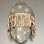 Peach Love California *NEW* Peach Love Tassel Denim Jacket Photo 1