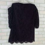 Cupcakes and Cashmere Adalira Off The Shoulder Lace Dress in Aubergine Size 2 Photo 3