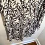 MIA Popover Shirt Dress White Gray Floral Photo 5